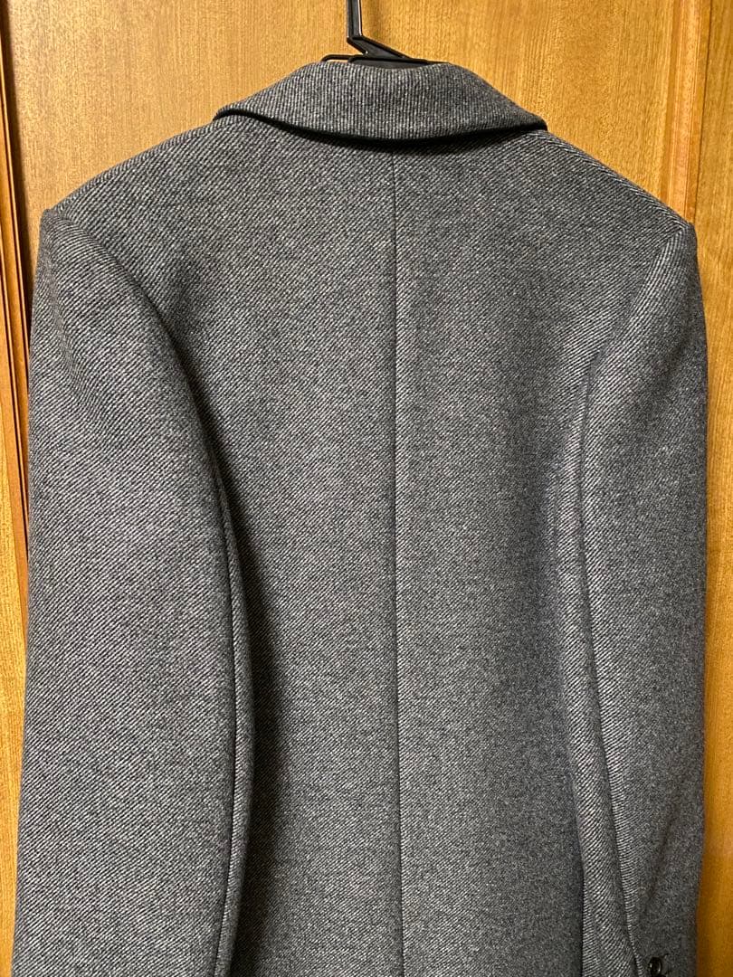 新品✨NINA RICCI チェスターコート ロング丈 ２つボタン グレー 36