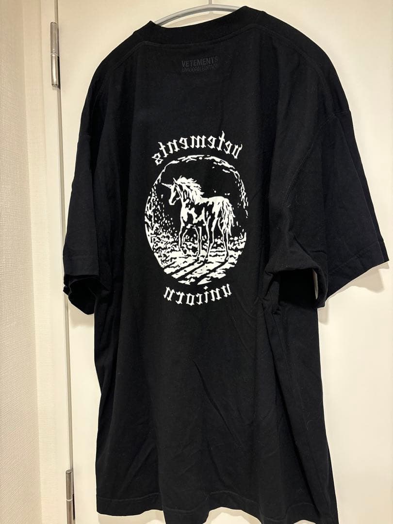 vetements ユニコーンプリント Tシャツ