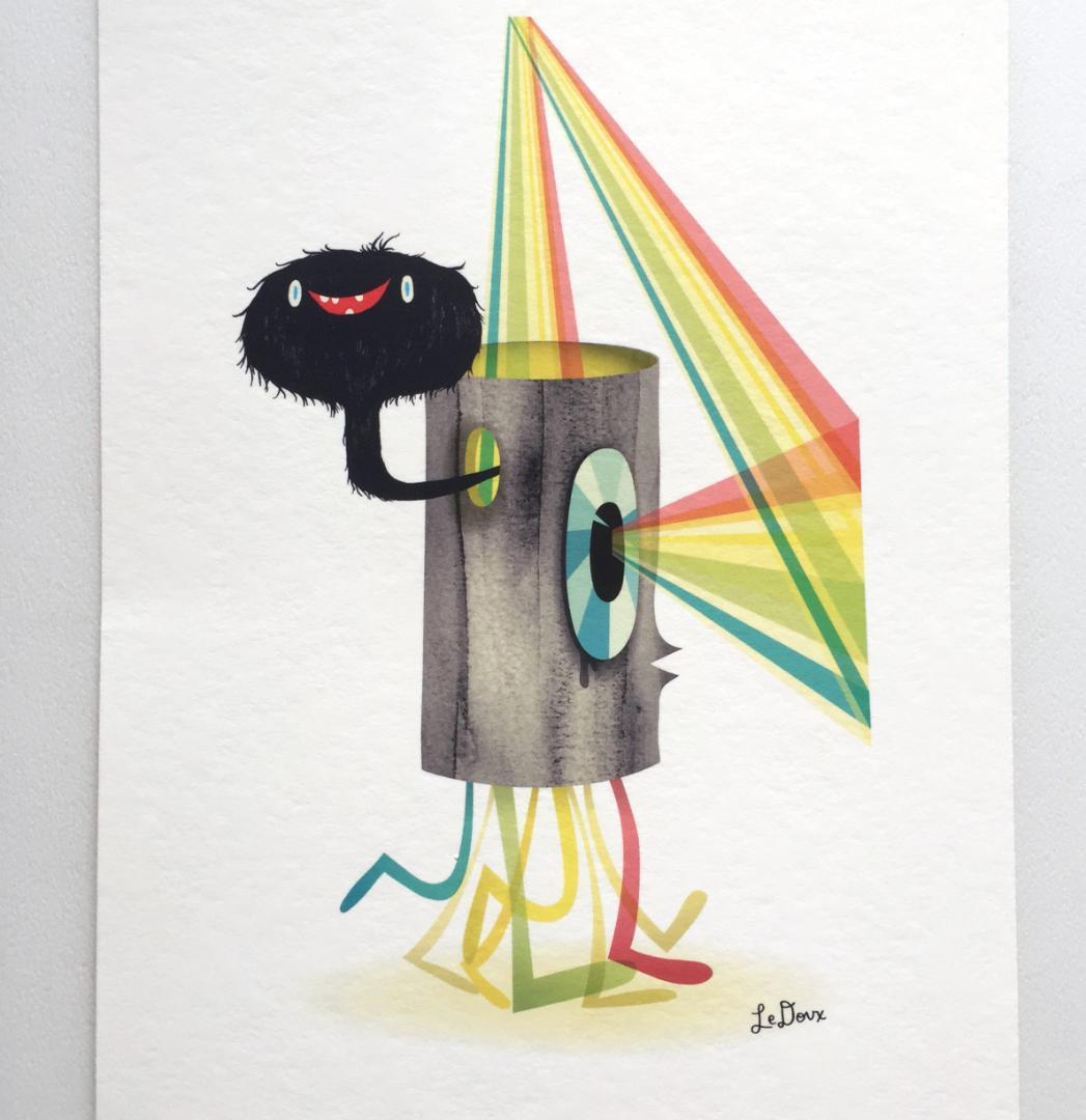 ビンテージ Jesse Ledouxミニポスター 100枚限定 直筆サイン入り