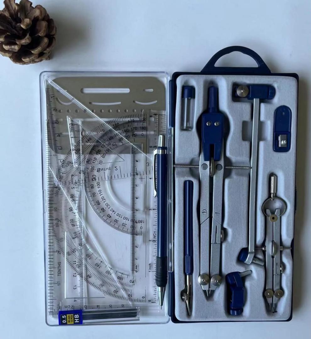 プロフェッショナルコンパス エンジニア用製図ツールジオメトリ用 幾何学精密ツール