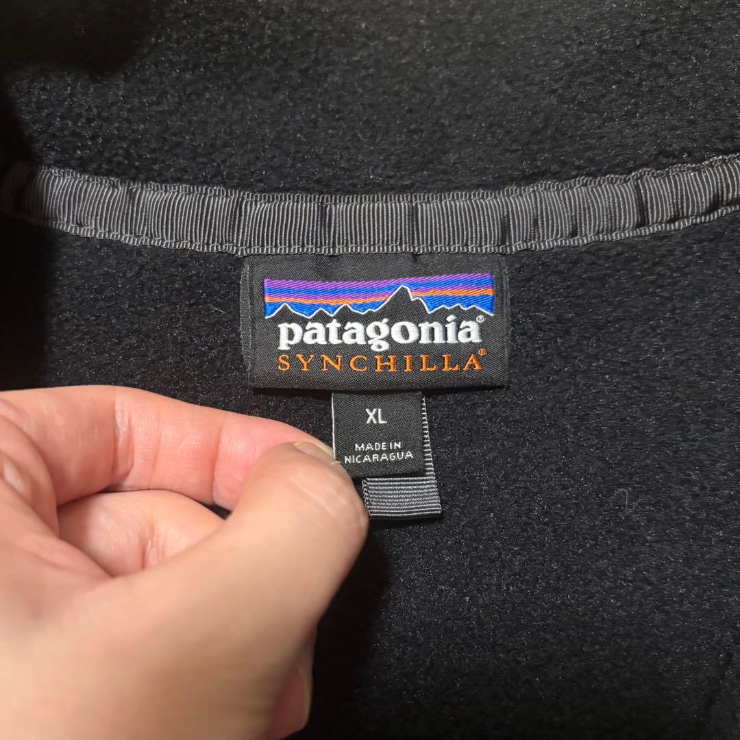 XL極美品 野村周平 黒 Patagonia シンチラ パタゴニア スナップT