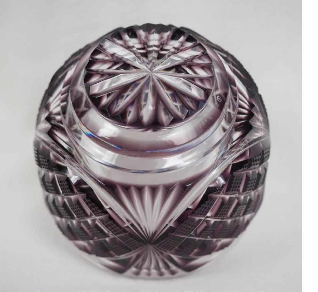 送料無料　復元薩摩切子　尚古集成館監修 島津薩摩切子　ぐい呑み/盃　共箱