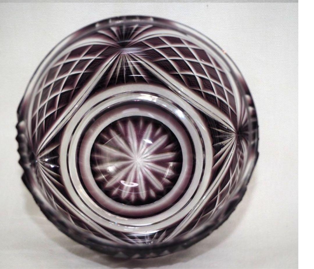 送料無料　復元薩摩切子　尚古集成館監修 島津薩摩切子　ぐい呑み/盃　共箱