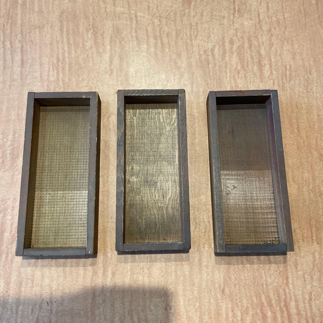 【珍しい小型】B100-1/活版印刷所で使われていた小箱（文選箱）100枚