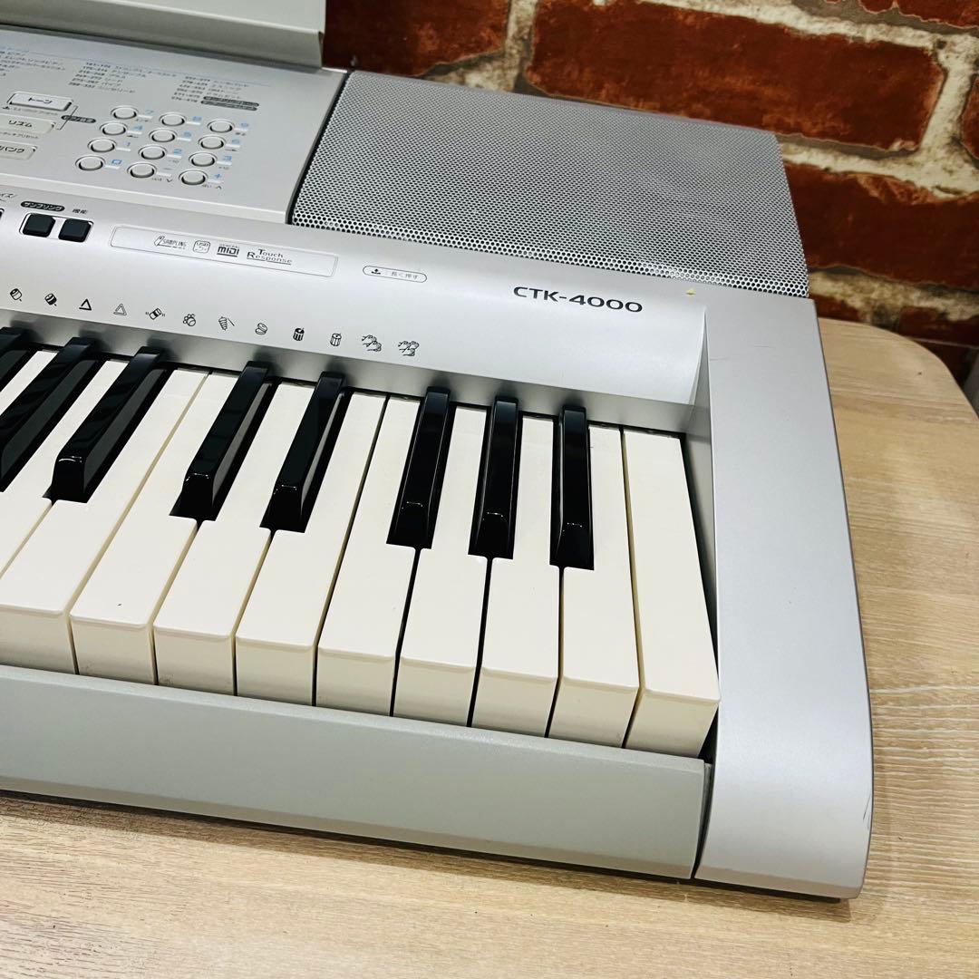 K3477 CASIO CTK-4000 電子ピアノ本体 アダプタ付