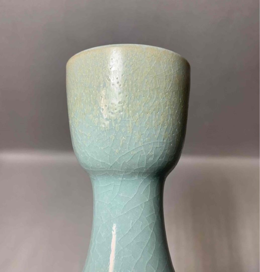 中国 横筋のある瓶　u6230950