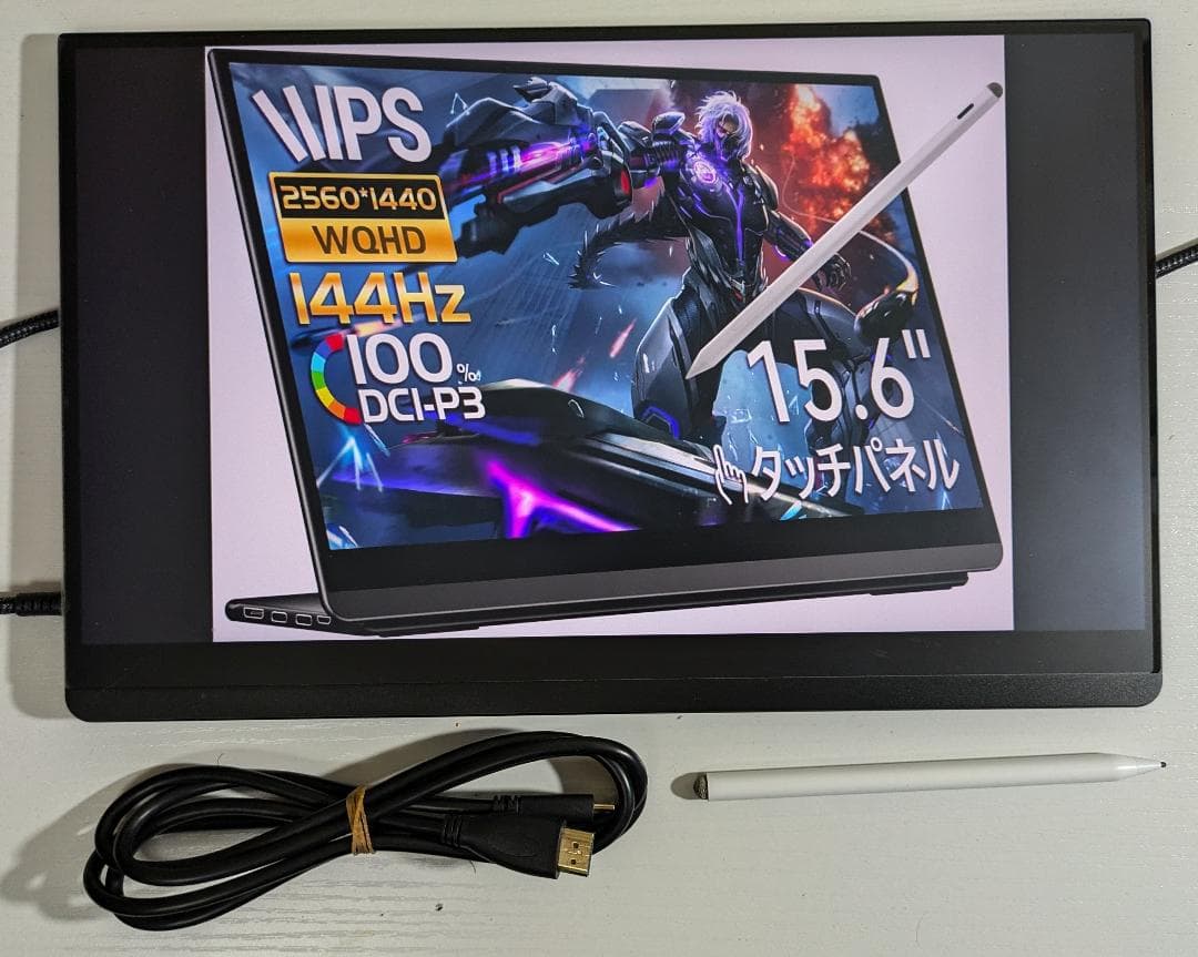 EWEI LQG-156PW WQHD 144Hz タッチペン対応モニタ