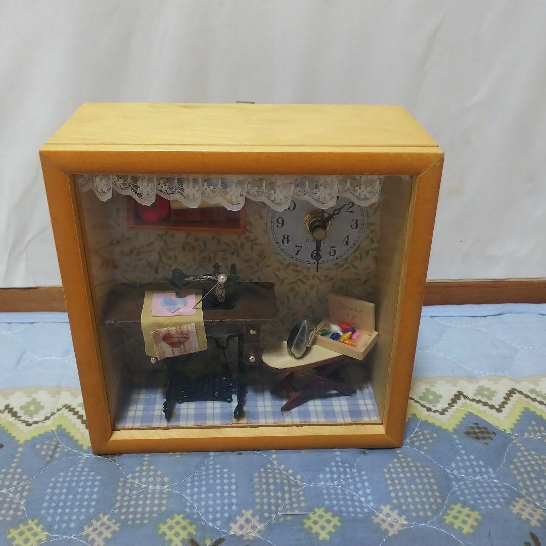 ミニチュアハウス時計