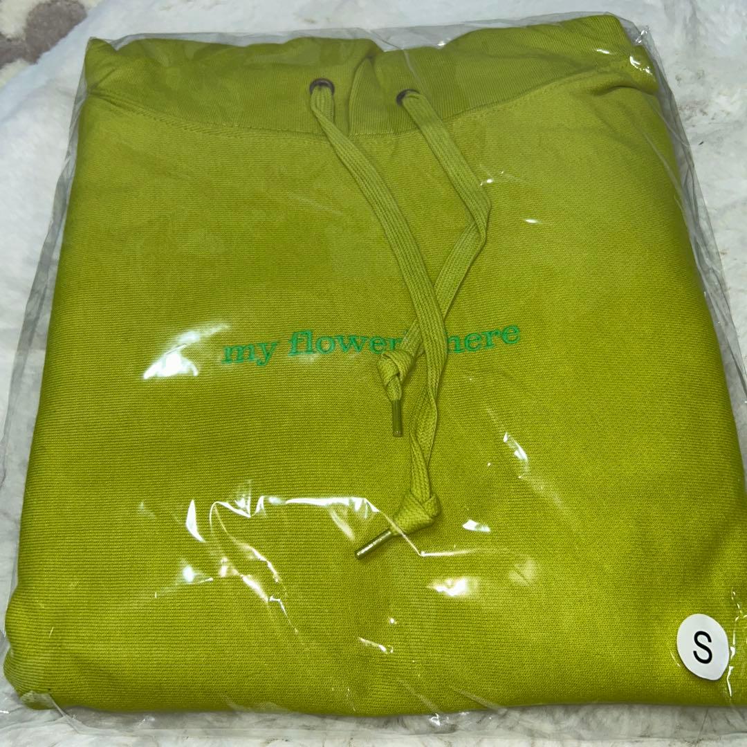 藤井風　my flower here グリーン パーカー S