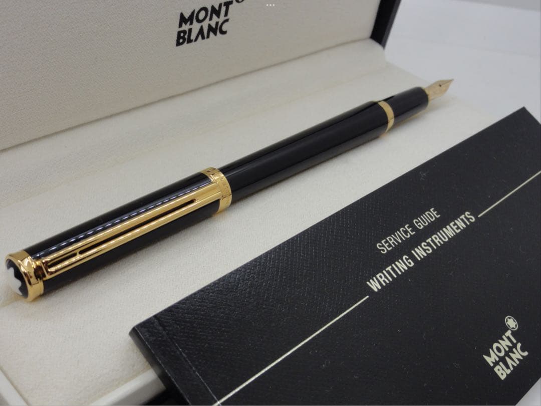 モンブラン　★未使用に近いオブリュージユNo15130金装飾美しいペン先彫金逸品