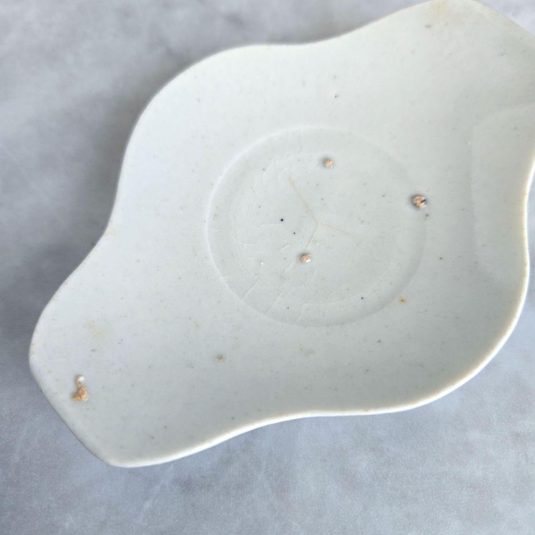 古伊万里　白磁　茶托　江戸時代　藍九谷　古九谷　アンティーク　骨董　柿右衛門白磁