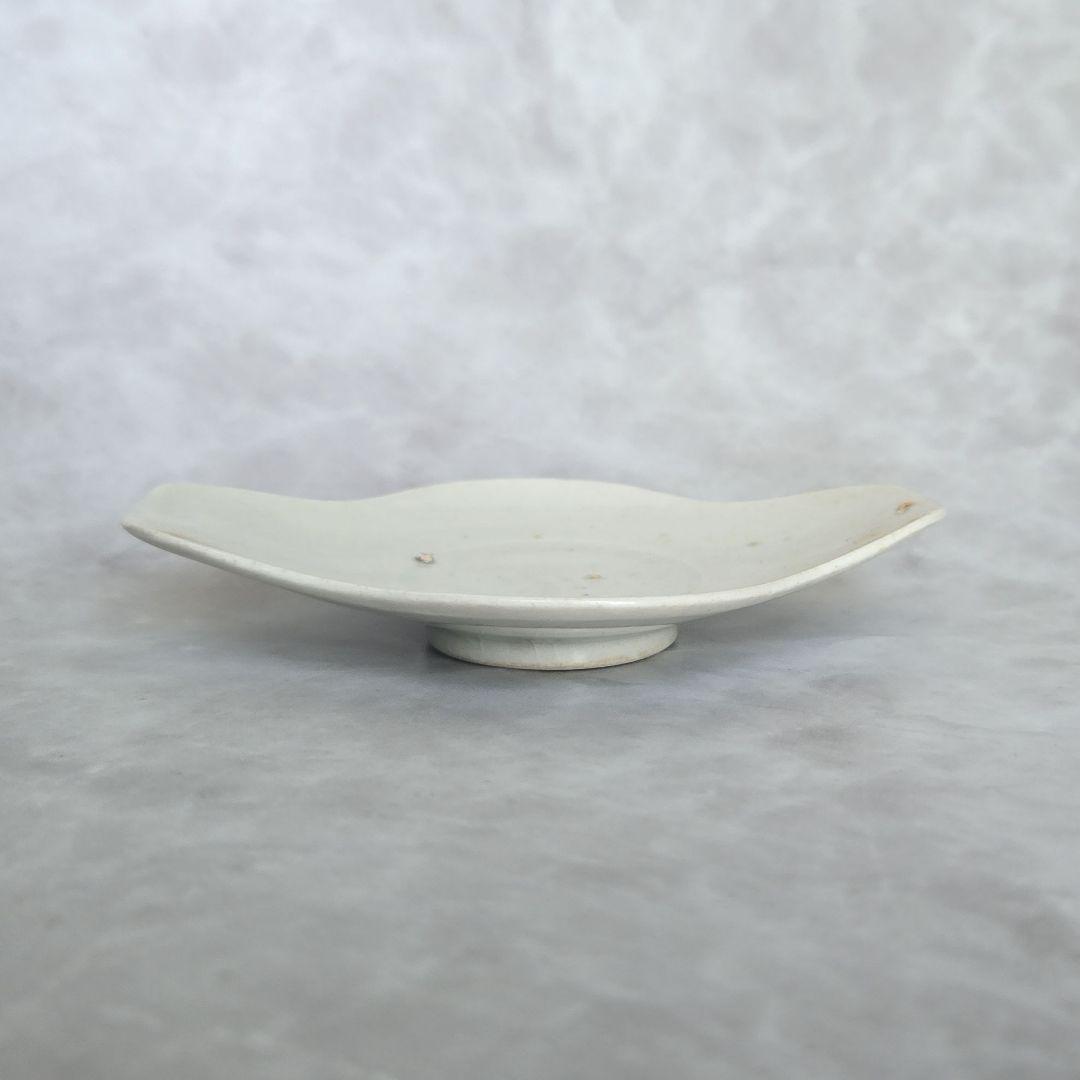 古伊万里　白磁　茶托　江戸時代　藍九谷　古九谷　アンティーク　骨董　柿右衛門白磁