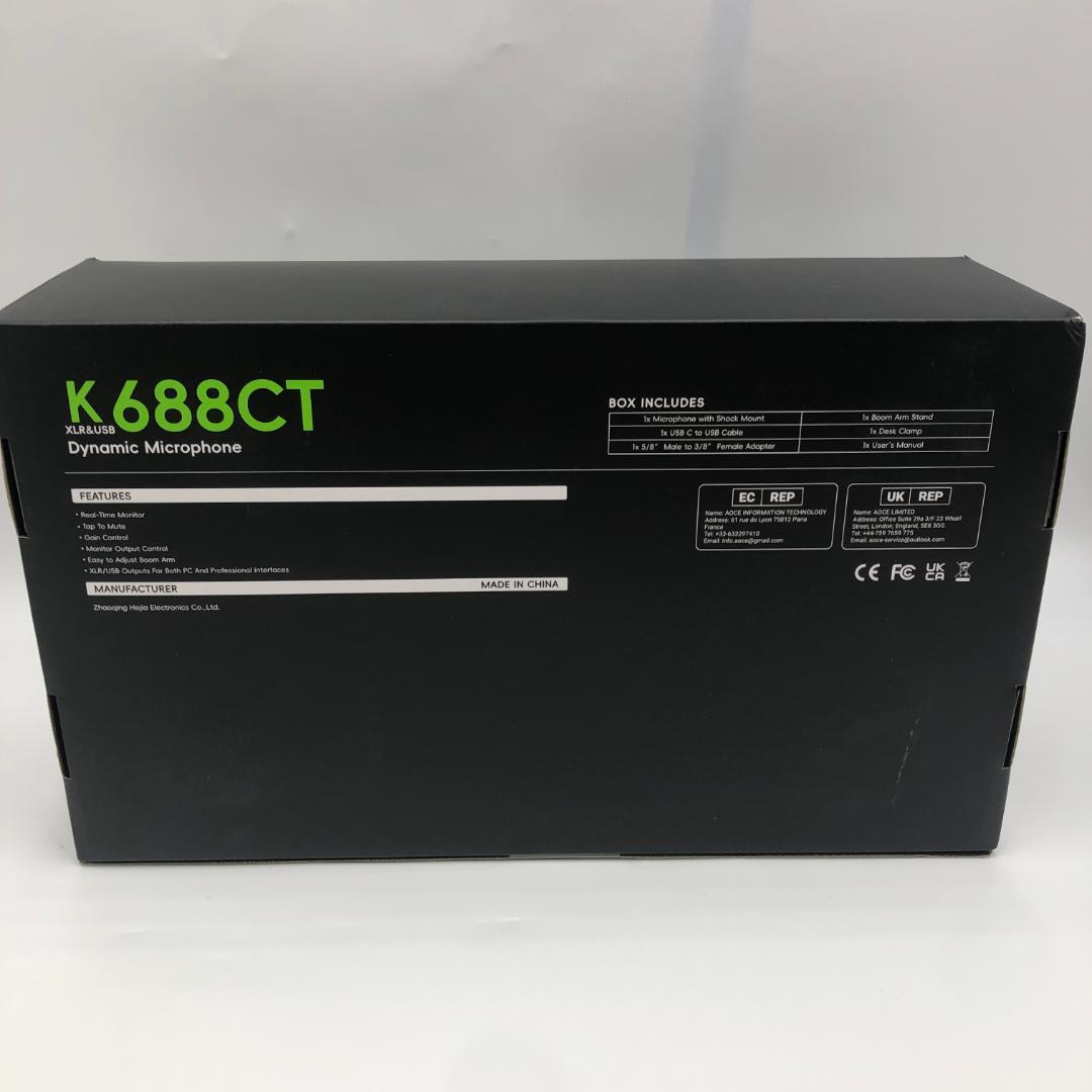 【未開封】FIFINE K688CT ダイナミックマイク/Y31786-I1