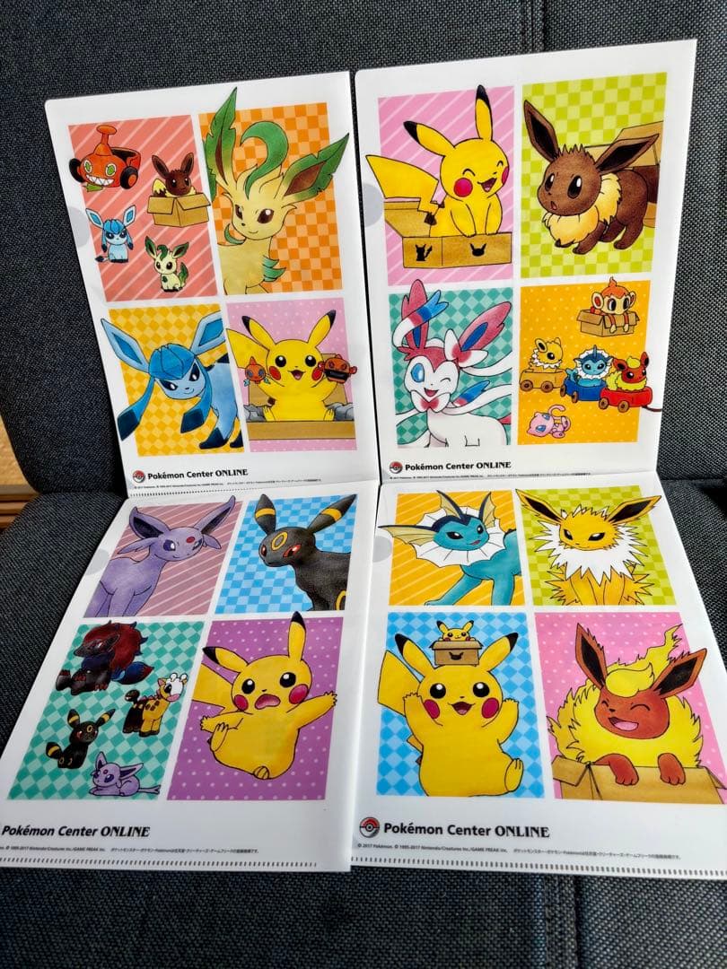 ポケモン超貴重！イーブイ　非売品　ミニゲーム当選品　クリアファイルセット