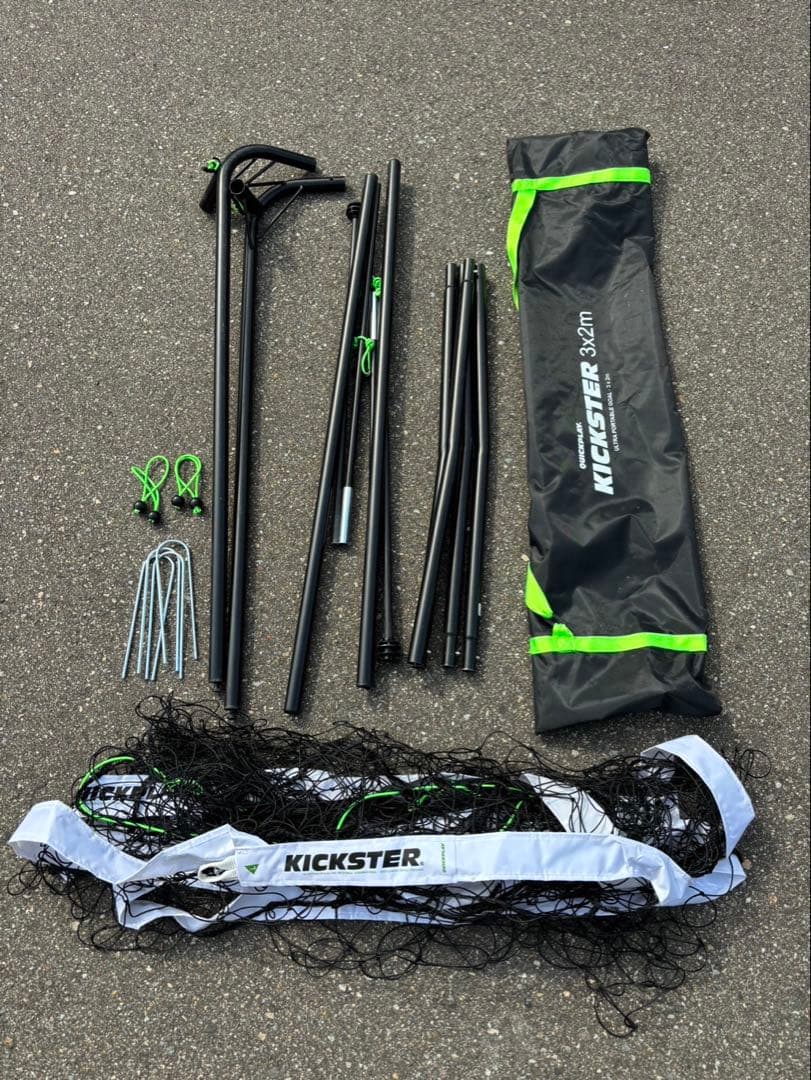 【２個セット】KICKSTER サッカーゴール 3×2m