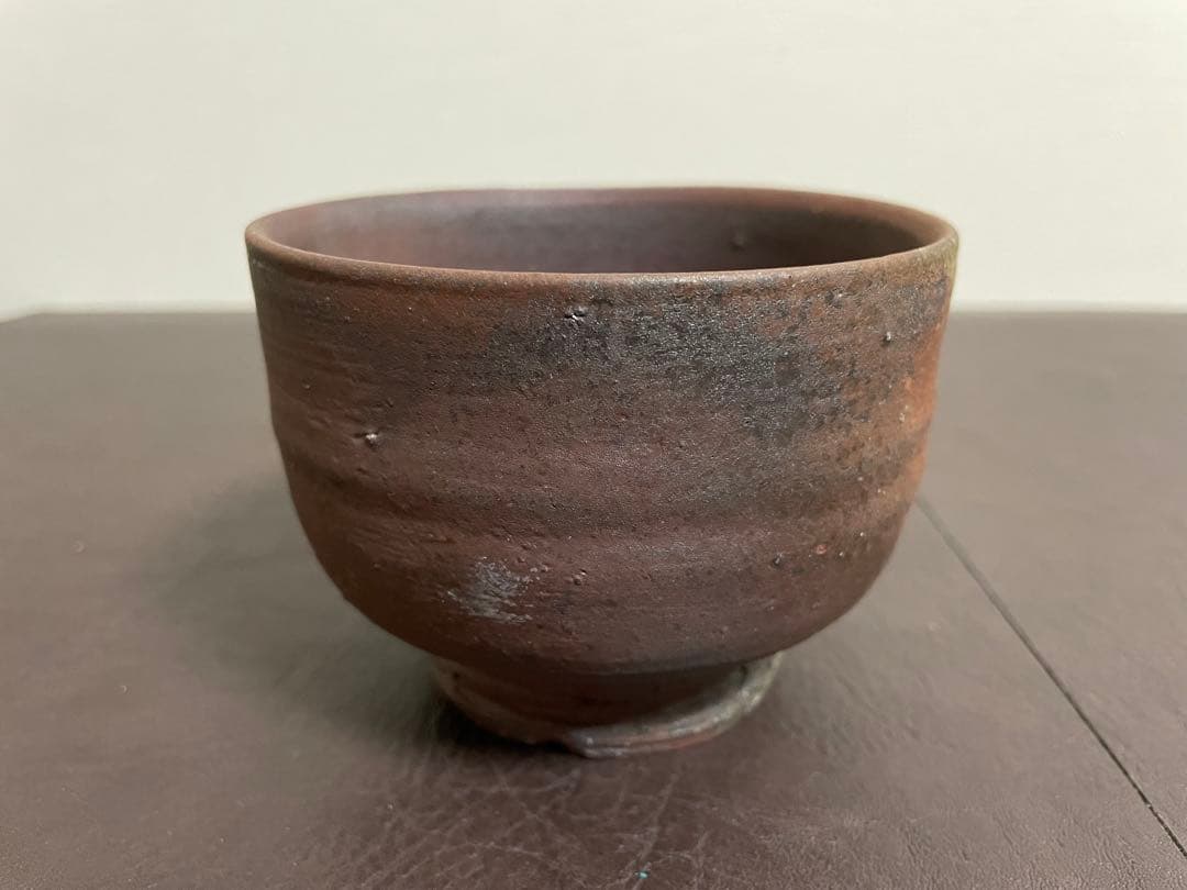 種子島焼　茶碗　タネ銘　中里隆？