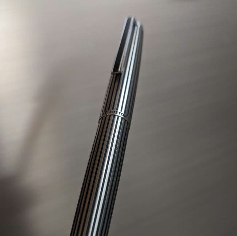 PILOT CUSTOM 18KWG 蝕刻ストライプ 1977年製 ヴィンテージ