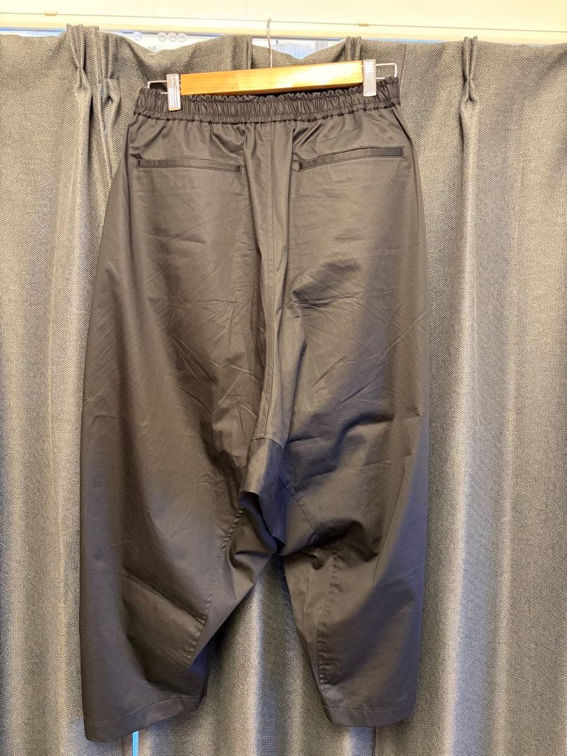【新品未使用】CTHY ワイドサルエルアンクルパンツ ブラック　サイズ1