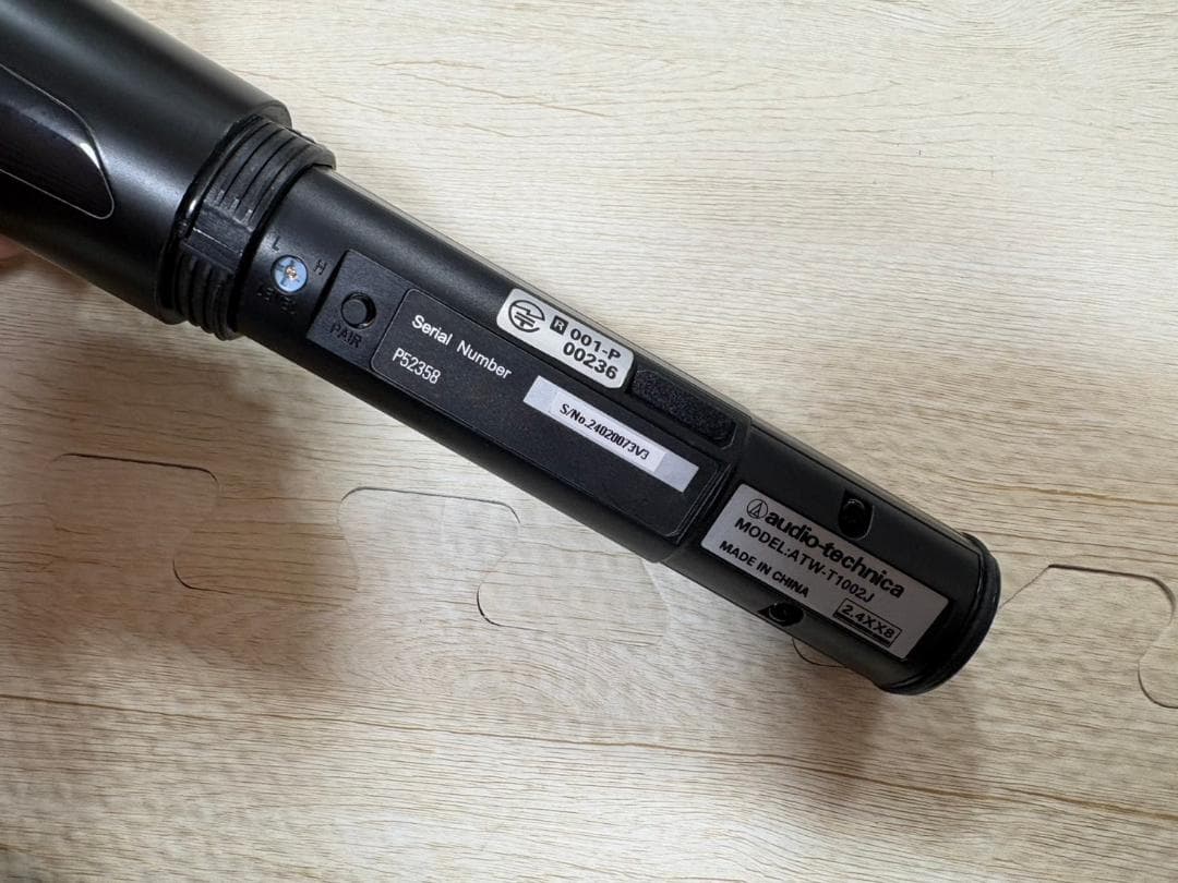 根岸さまaudio-technica ワイヤレスマイク4本セット　ハードケース付