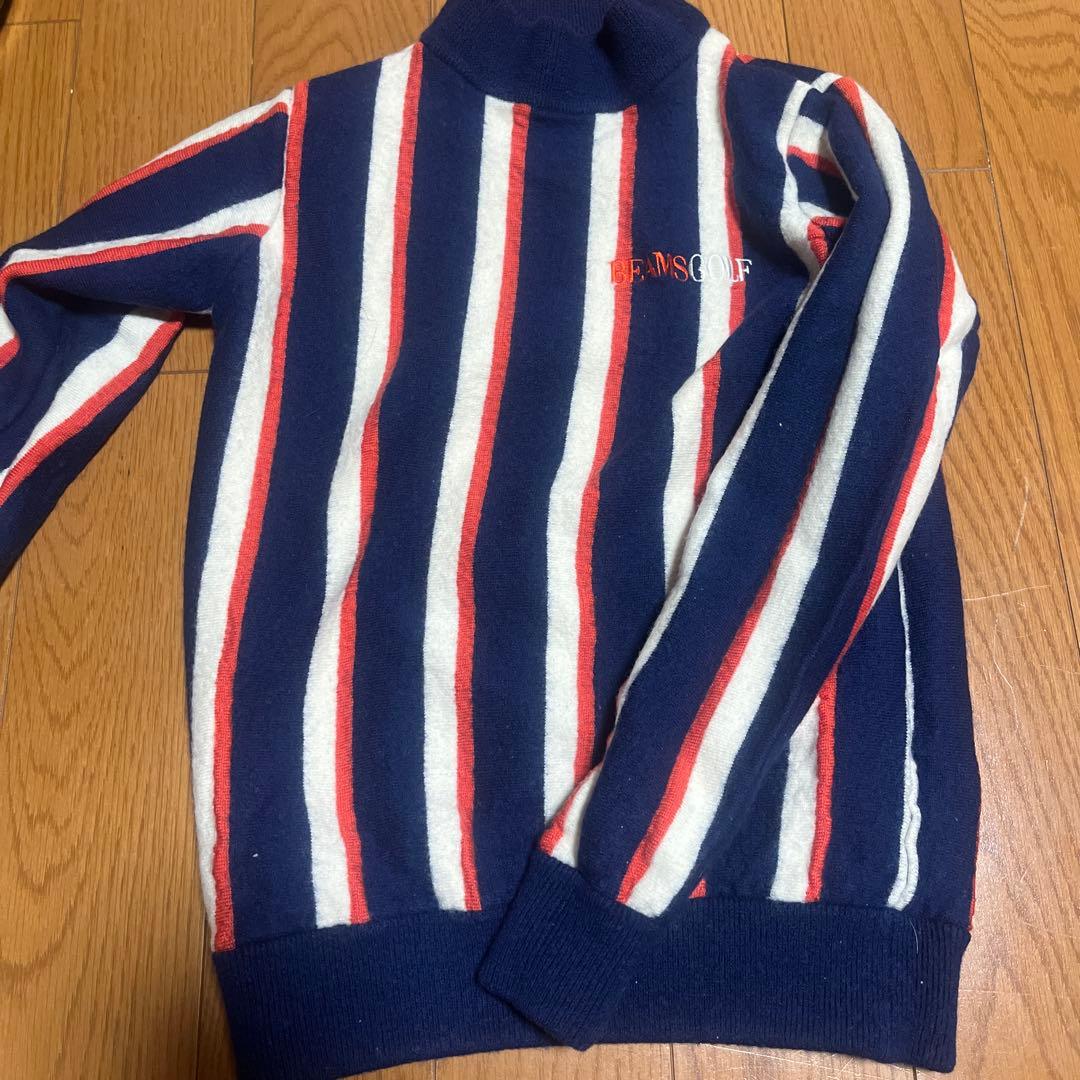 BEAMS GOLF タートルネックセーター L