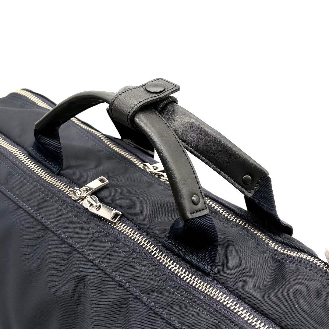 【極美品】ポーター リフト 3way ビジネスバッグ リュック A4可 ネイビー