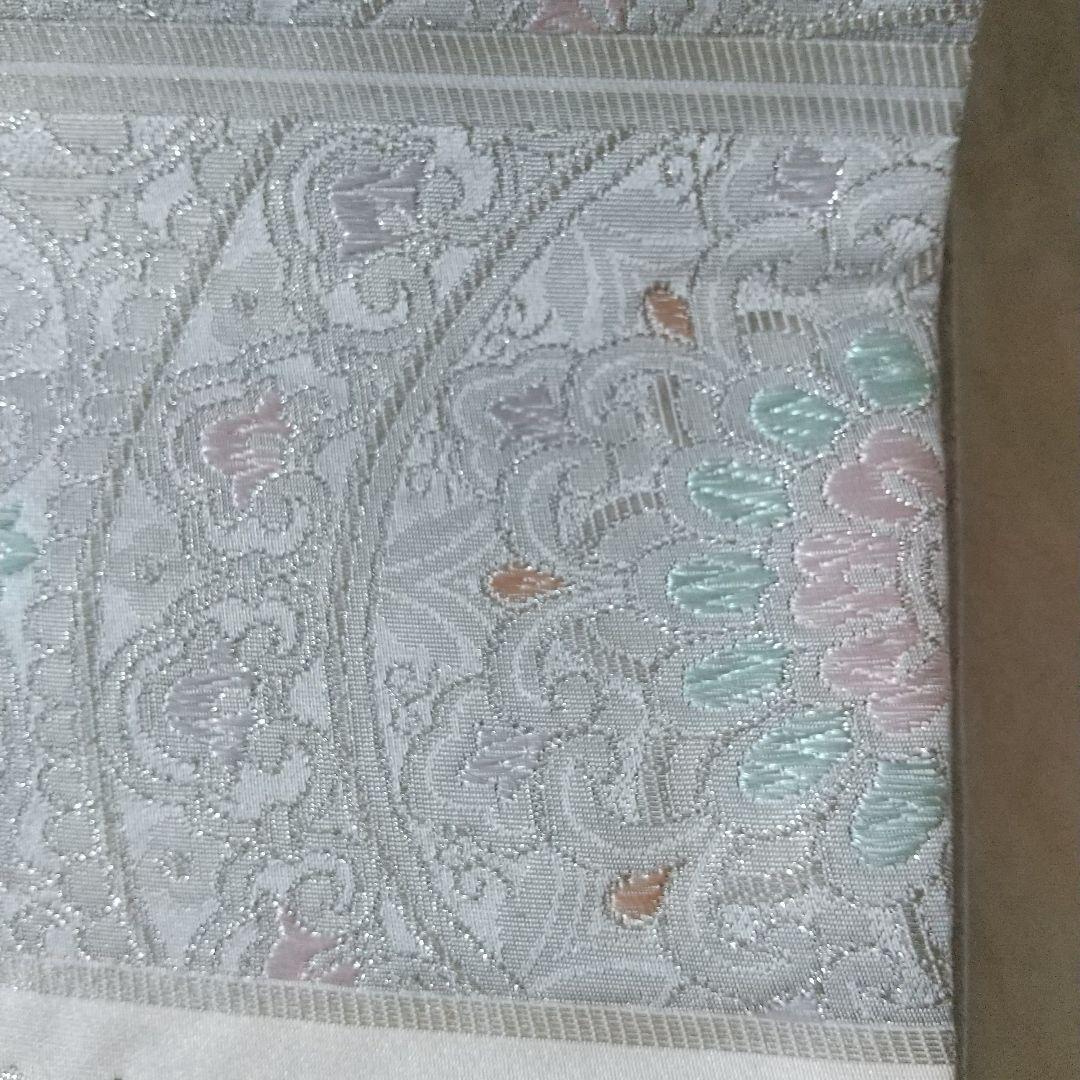 プラチナ箔 シルバー 袋帯