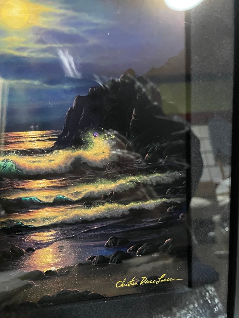 [真作] クリスチャン・リース・ラッセン 「愛藏版　　作品保証書付き