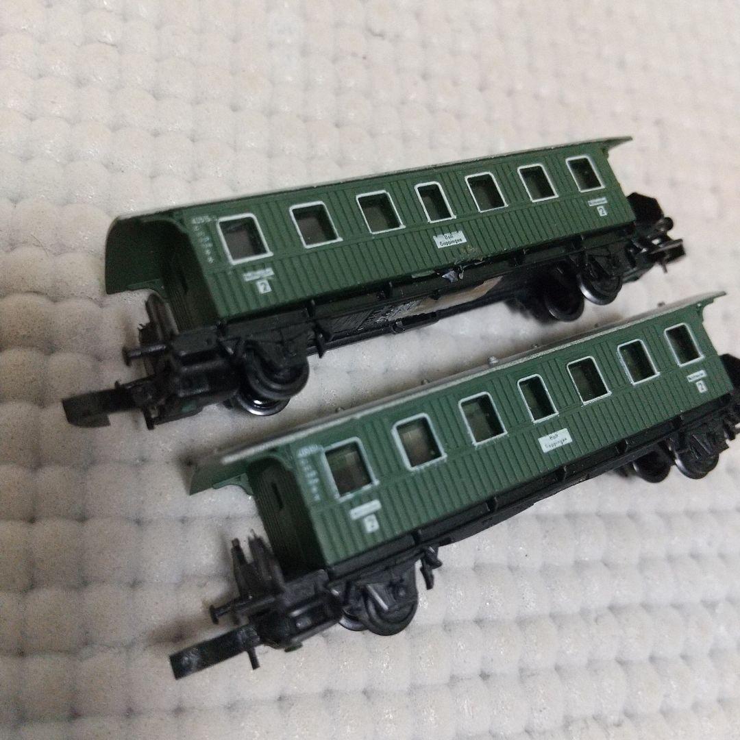 超精密！Marklin mini-club ディーゼル機関車＆客車2両／Zゲージ