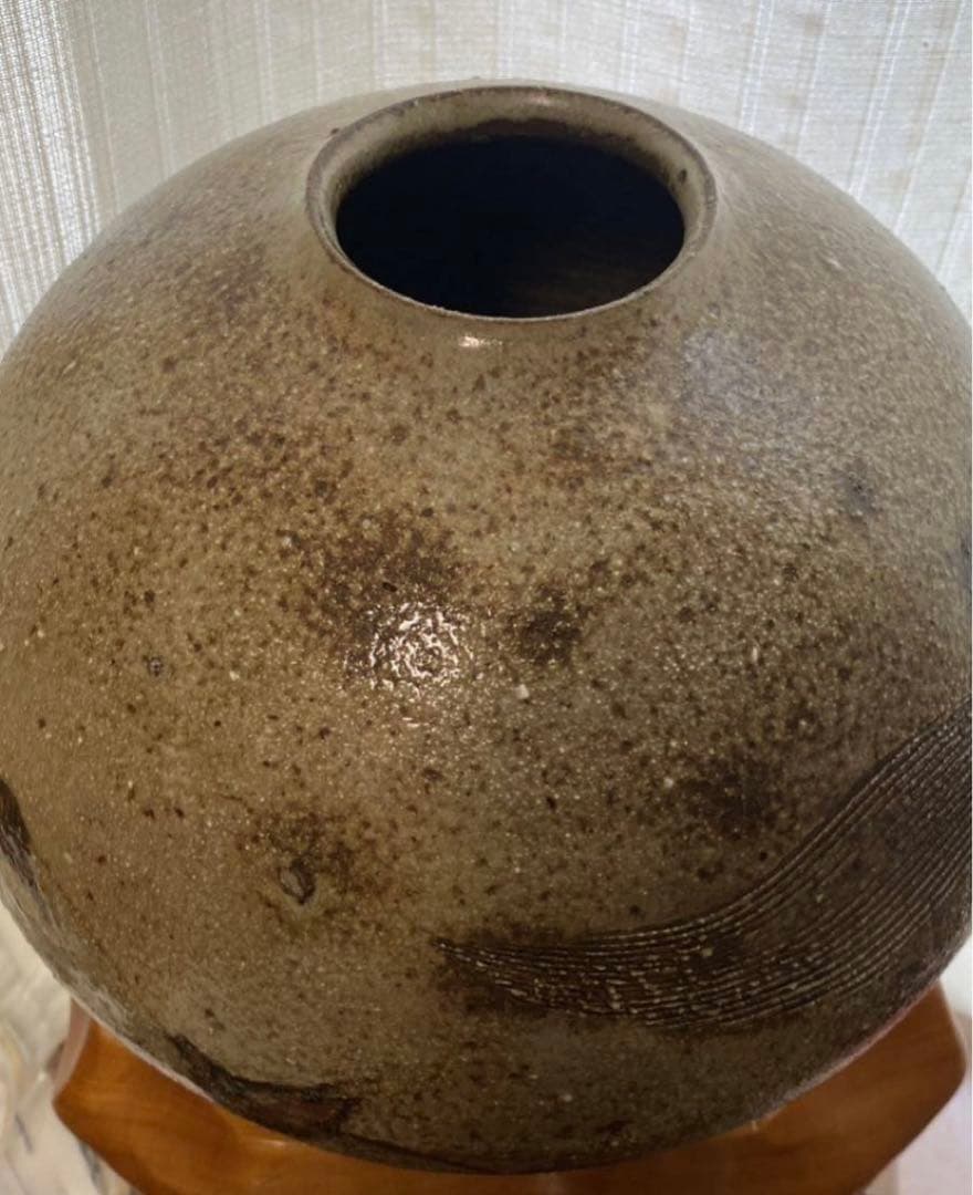 笠間焼 太田三作 花瓶 花器 花生 壺 傳統工藝