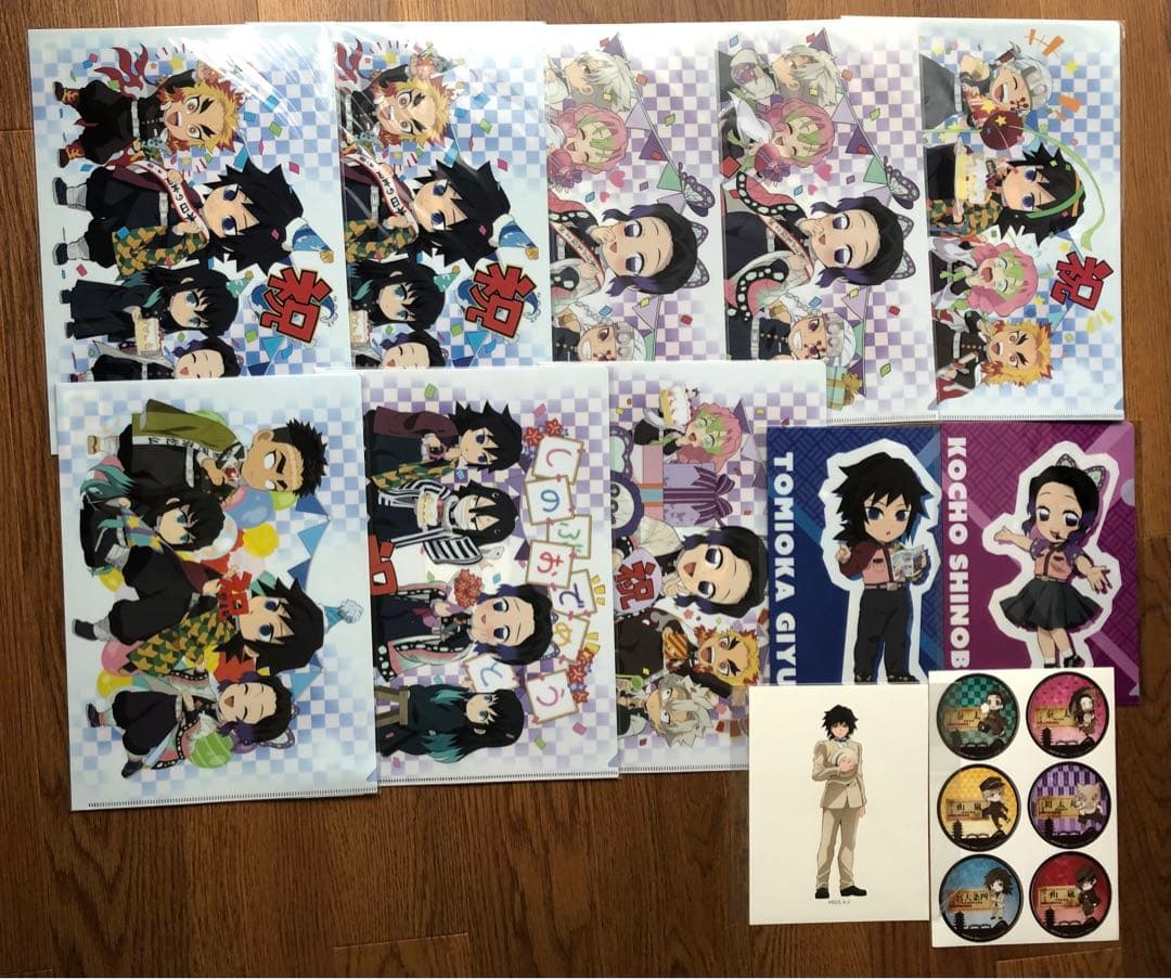 鬼滅の刃　クリアファイル　ufotable 義勇　しのぶ　セット売り