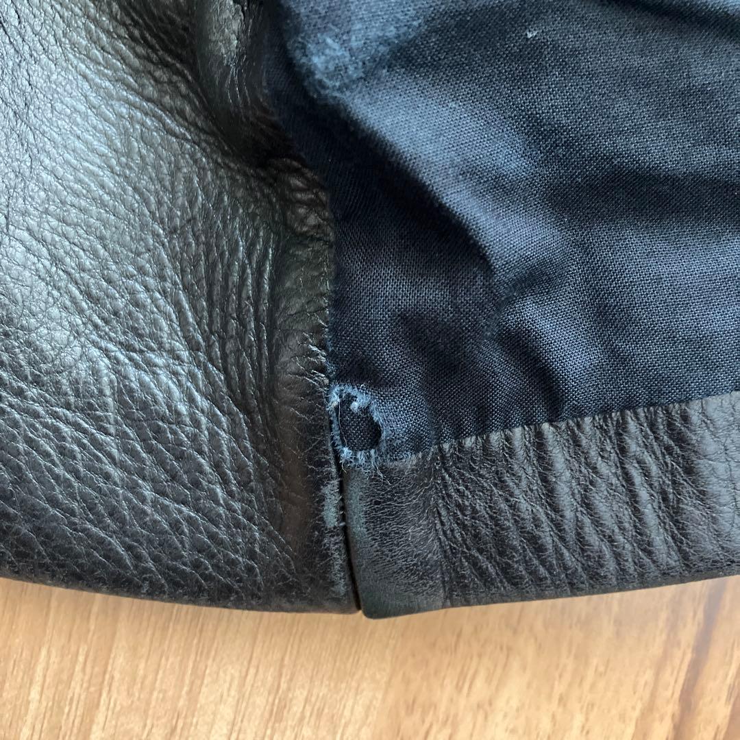 Maison Martin Margiela 八の字 レザーライダース 44