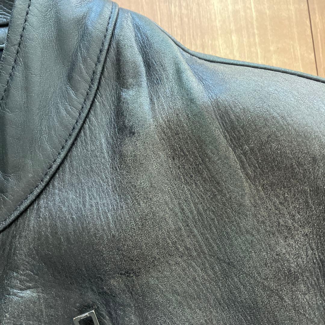 Maison Martin Margiela 八の字 レザーライダース 44