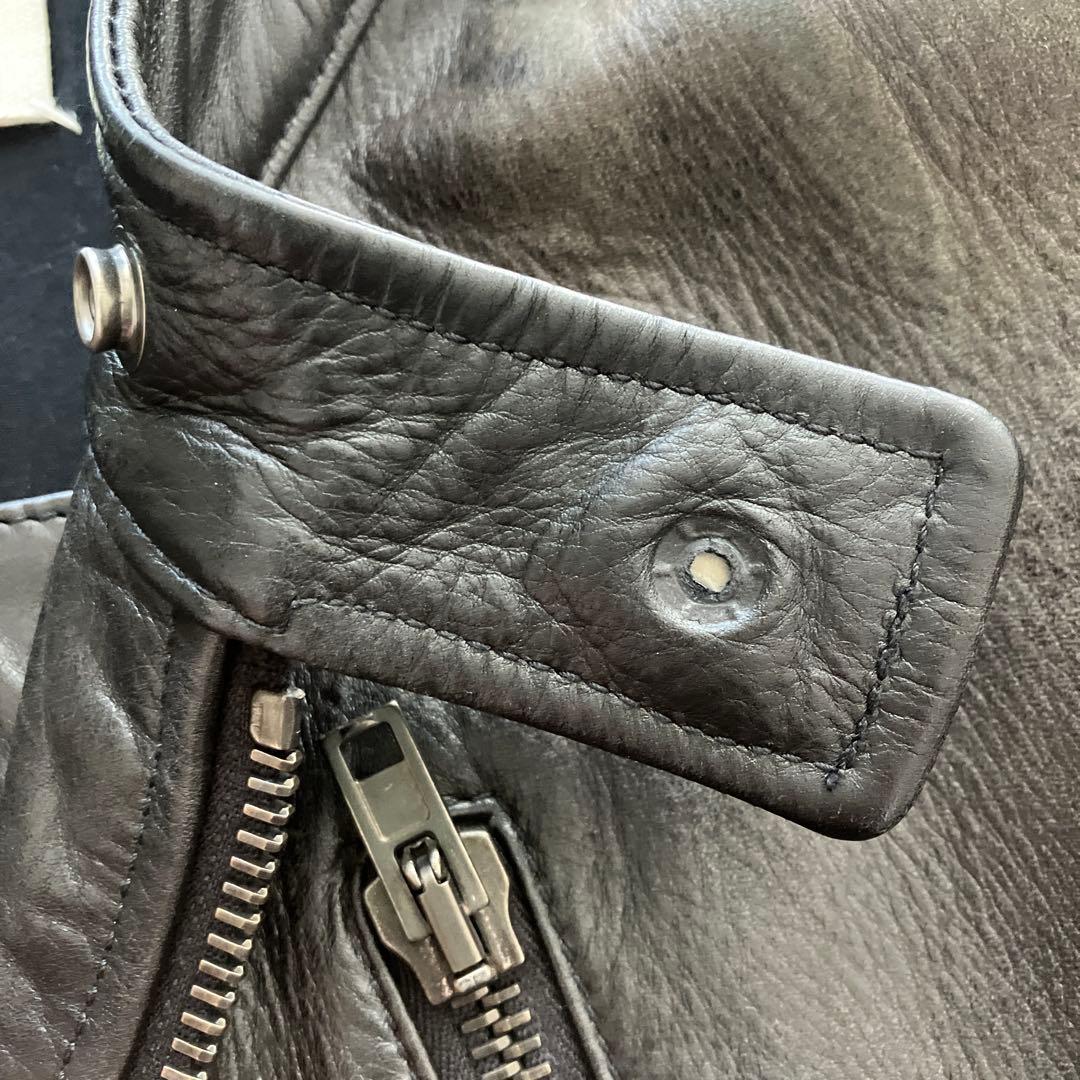 Maison Martin Margiela 八の字 レザーライダース 44