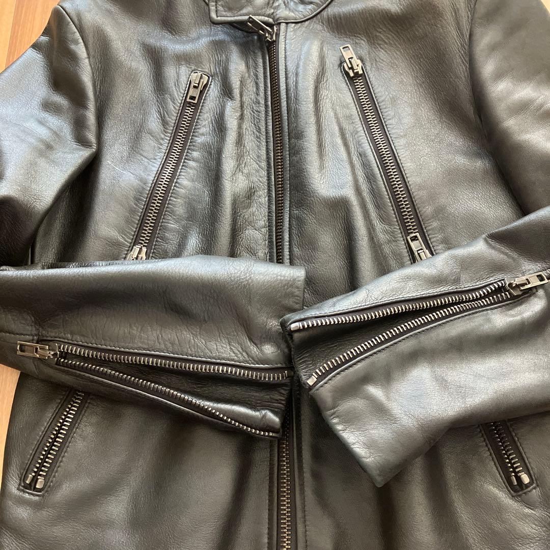 Maison Martin Margiela 八の字 レザーライダース 44