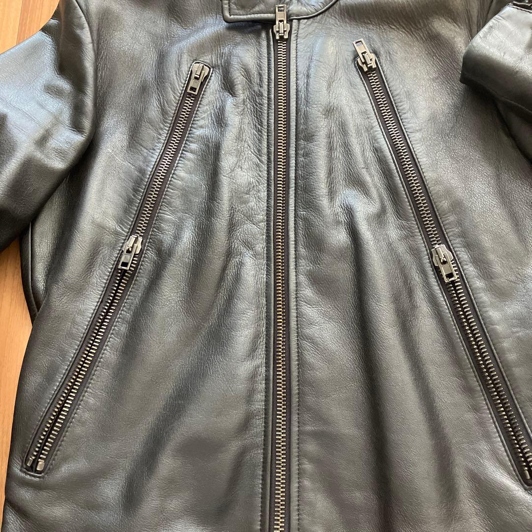 Maison Martin Margiela 八の字 レザーライダース 44