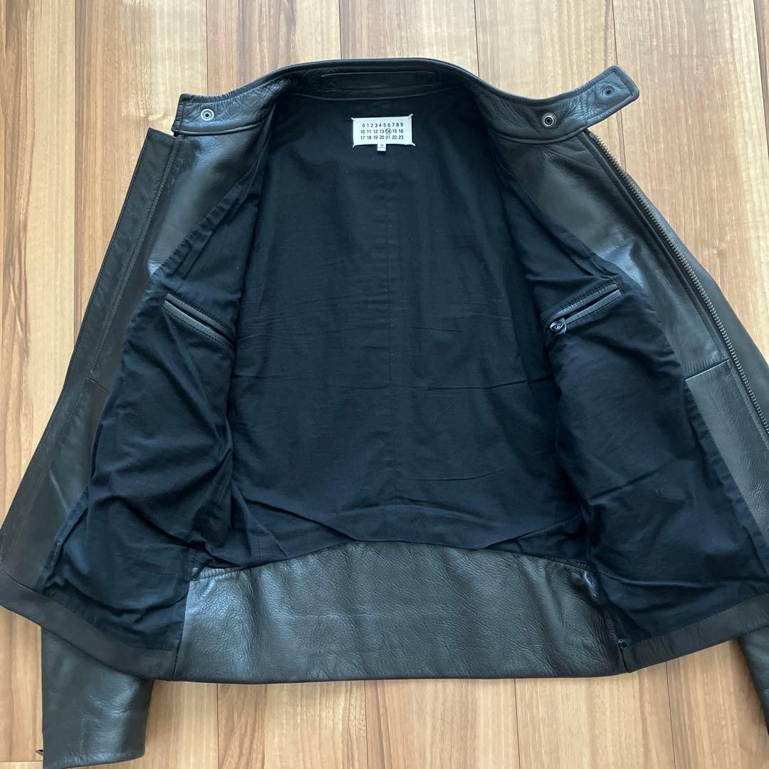 Maison Martin Margiela 八の字 レザーライダース 44
