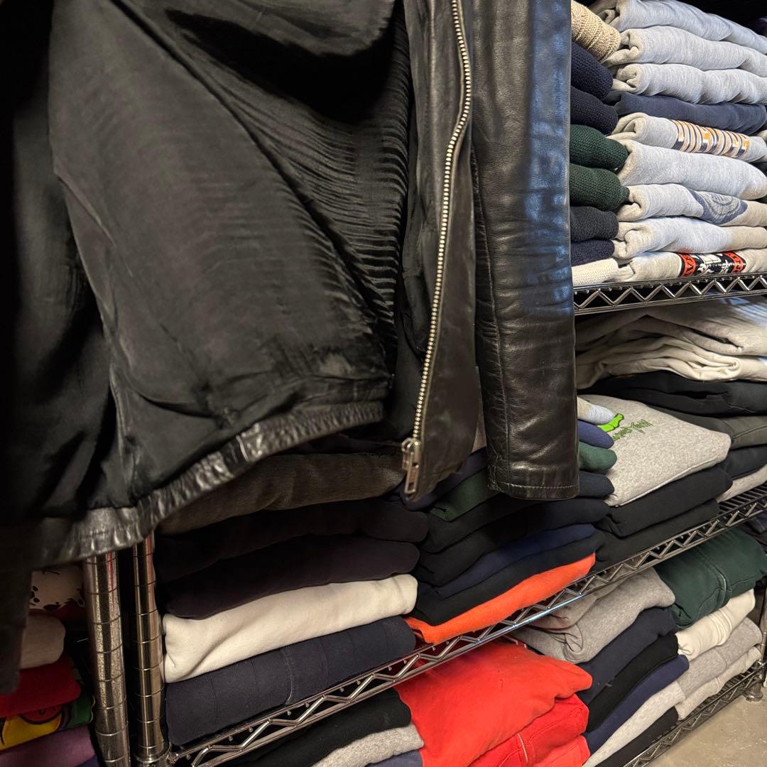 POLOJEANS Ralph Lauren シングルライダース 片ポケ 黒