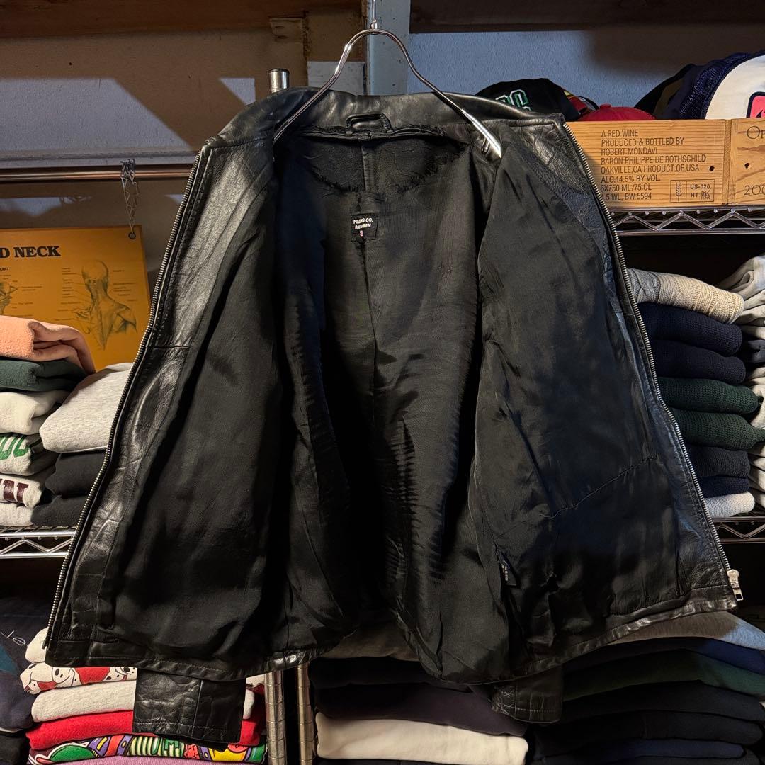 POLOJEANS Ralph Lauren シングルライダース 片ポケ 黒