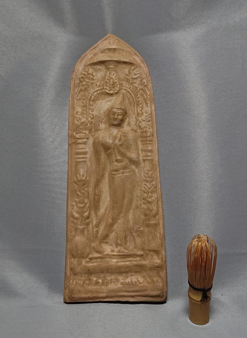 コレクター収集品　タイ クメール様式 大型 　磚仏 （D）