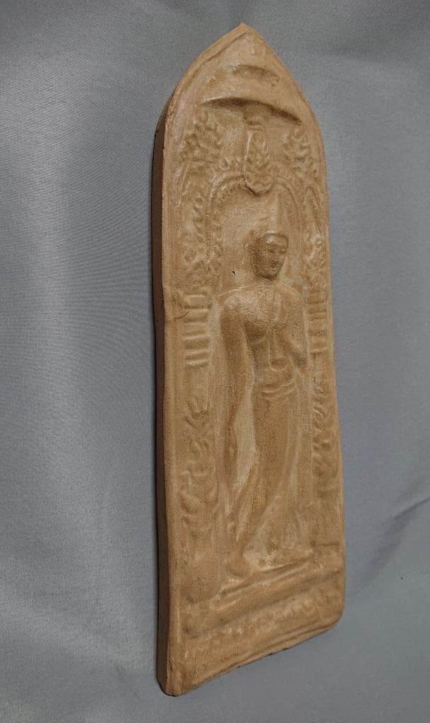 コレクター収集品　タイ クメール様式 大型 　磚仏 （D）