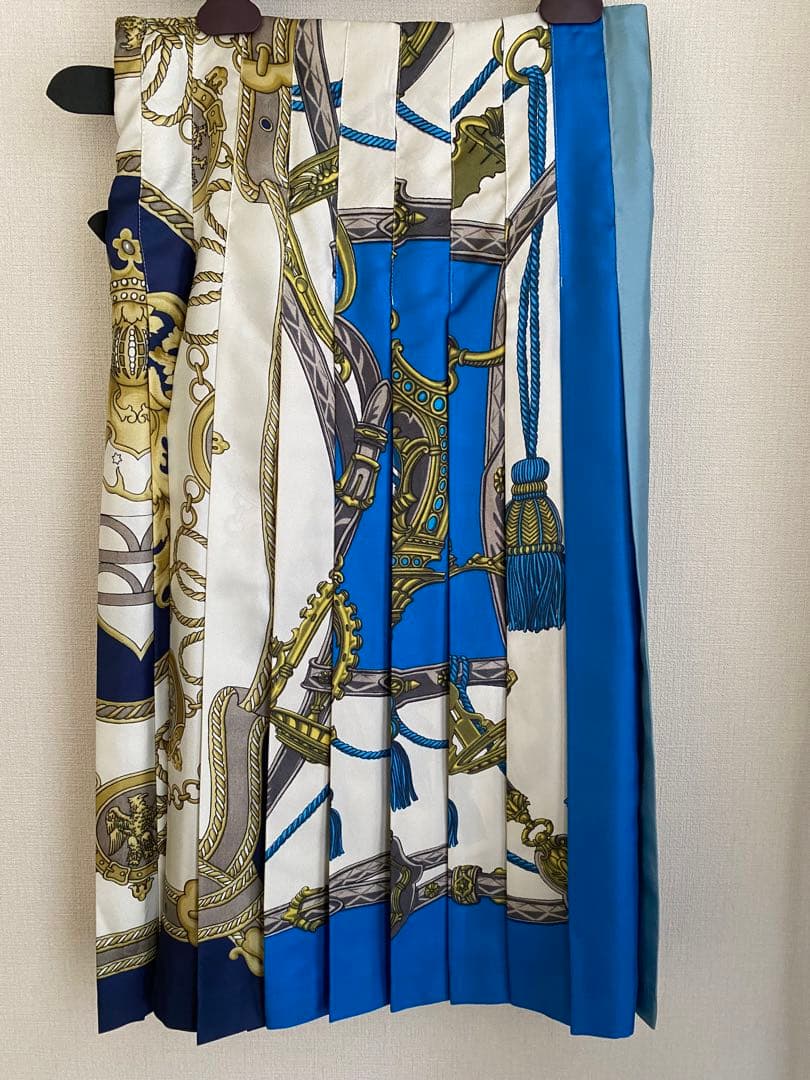 【美品】TOGA トーガ☆スカーフ柄プリーツスカート☆34サイズ