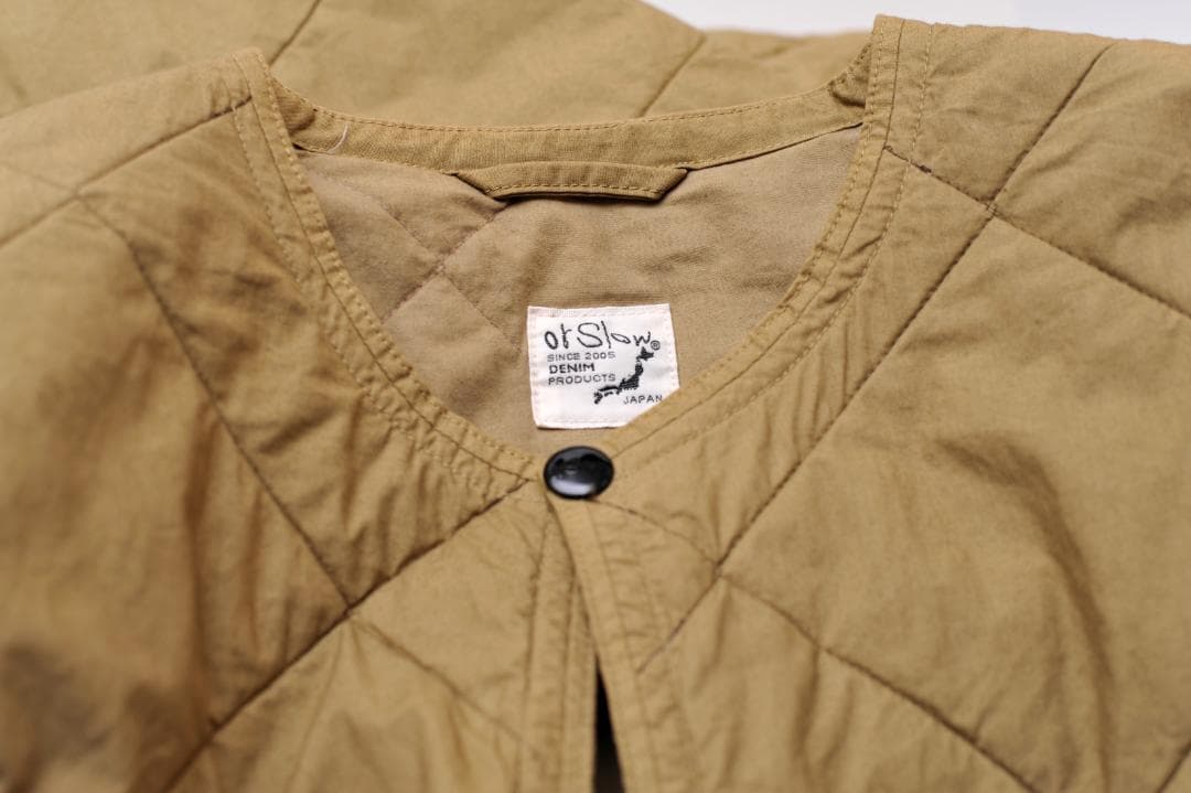 orslow NO COLLAR COAT オアスロウ 美品！