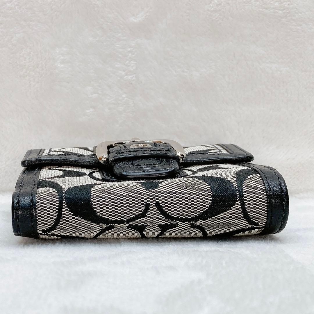 小物 Coach Soho Signature Flap Wallet Rare