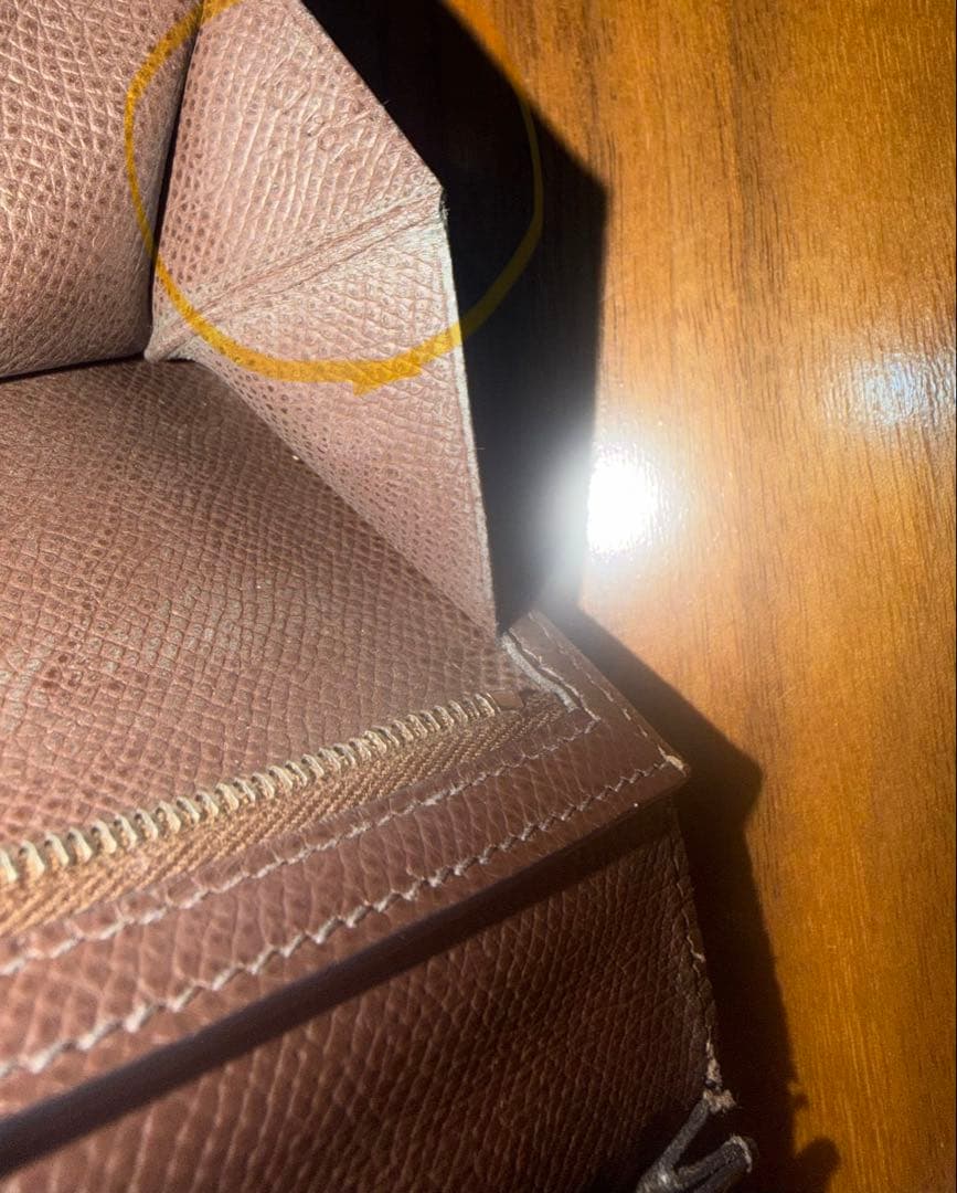 HERMES べアン財布　ショコラ箱あり