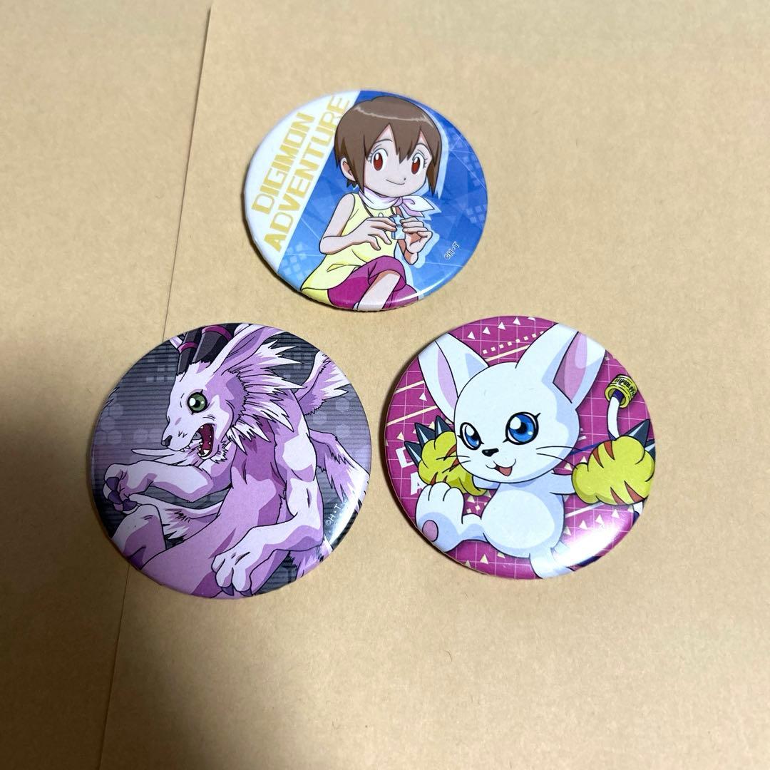 デジモン　ランドマークタワー　缶バッジセット