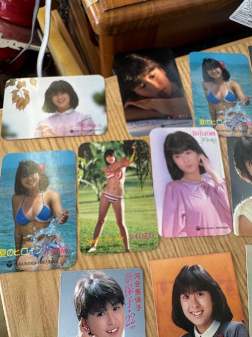 ラ*ン様 河合奈保子　アイドル写真カードセット
