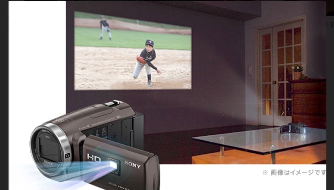 SONY ソニー　HDR-PJ680 ビデオカメラ ブラウン　プロジェクター機能