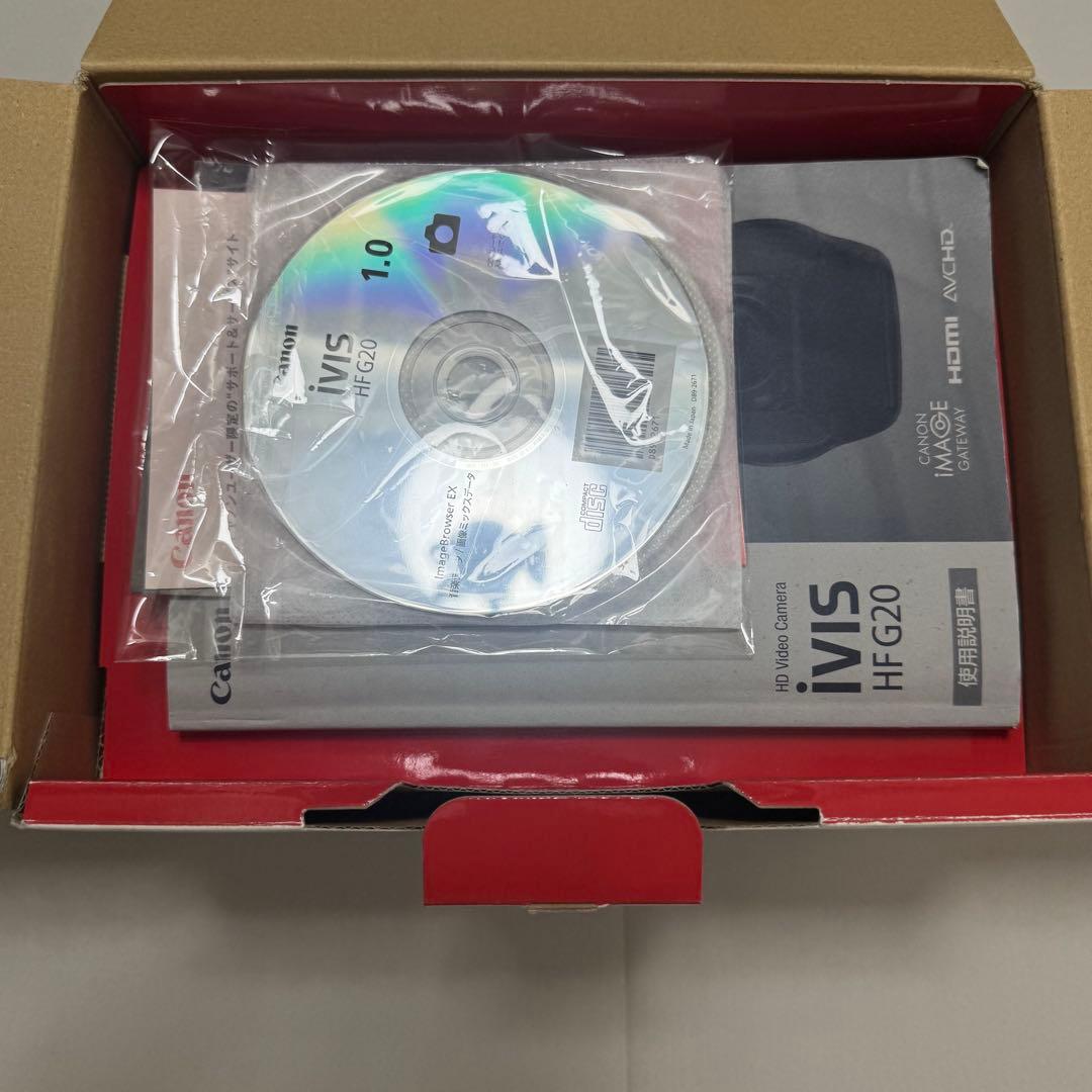 【画面に不具合】 Canon HDビデオカメラ iVIS HF G20 ジャンク