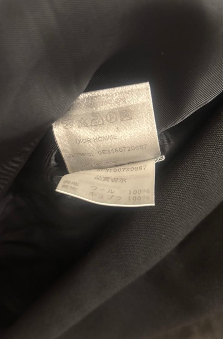 DIOR HOMME デザインダブルプリーツジレ★ベスト50