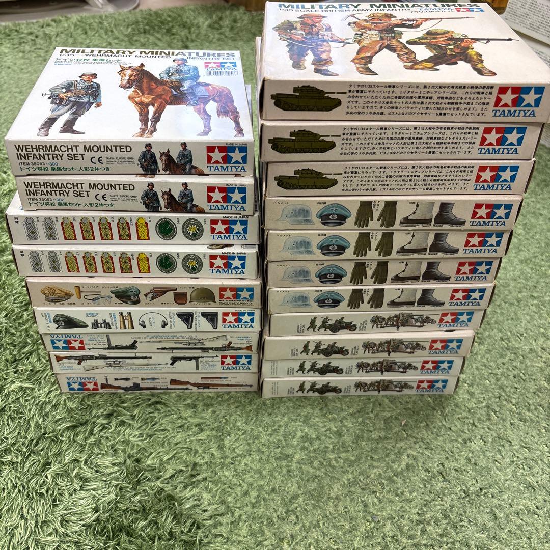 TAMIYA 1/35 ミリタリーミニチュア20点セット　A22